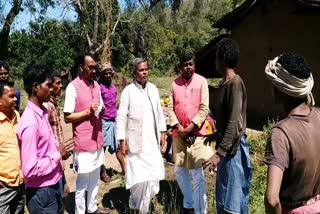 BJP state team visit in kudpani village in latehar