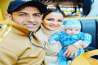 gippy grewal shared baby pics on social media