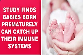 Study finds babies born prematurely can catch up their immune systems