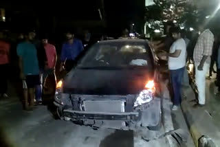 car accident in kphb colony