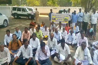 Farmer protest in hassan