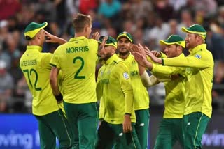 South Africa team arrives in India for ODI series