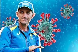 Have enough hand sanitizers available said aussie coach Justin Langer