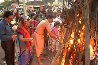 grandly celebrated Kamuni dahanam across the joint Adilabad district