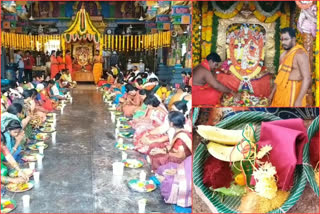 kunkuma puja in  Thirupathamma temple at penuganchiprolu in krishna