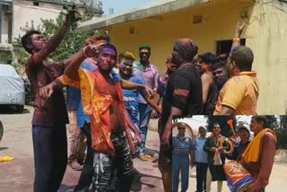 watch holi celebration of angul