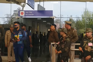 Team India and Africa reached Dharamshala