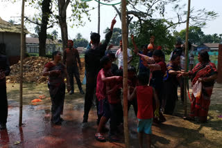 Holi celebration 2020 majuli barpeta baksa goalpara assam etv bharat