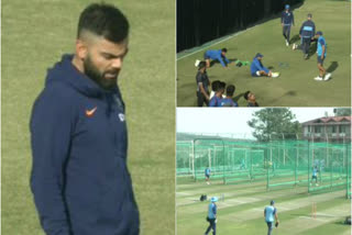 Indian Cricket team practice