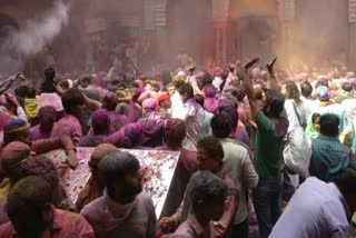 Holi festival celebration in Solan