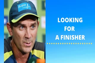 Australia head coach Justin Langer