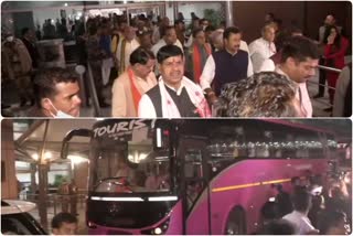 107 BJP MPs arrive in Delhi, residing at Grogram Hotel