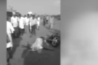 Man killed in RTC bus collision in Gondipally