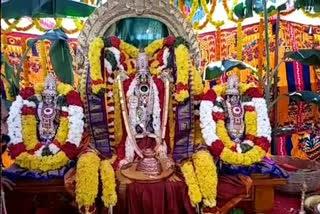 Komaragunta Sri Venkateswara swamy brahmotsvas Kalyanam in chittoor