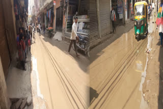 People's problems increased due to the poor condition of the road