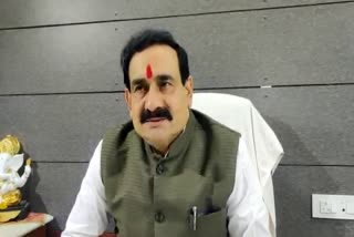 Narottam Mishra's statement on shiftting of mla's from mp