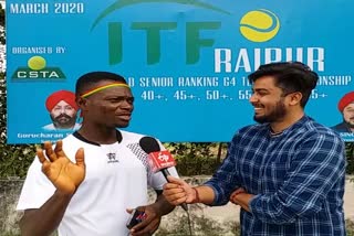 special talk with tennis player Andrew Apier in raipur