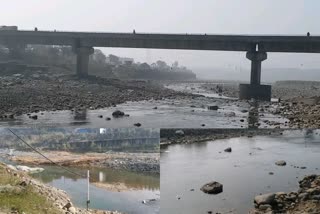 मारकंडा नदी में प्रदूषण, garbage in markanda river