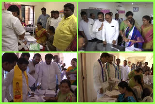 mptc and zptc nominations at nellore district