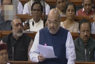 senior journalist Krishnanand Tripathi  Amit Shah in LS  Union Home Minister  Shah in Lok Sabha  ഡല്‍ഹി കലാപം  ഡല്‍ഹി പൊലീസ്  കേന്ദ്ര ആഭ്യന്തര മന്ത്രി അമിത് ഷാ  അങ്കിത് ശര്‍മ