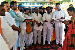 temple senate takes oath at patancheru in sangareddy district