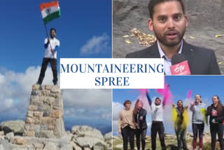 Amgoth Tukaram  Telangana youngster scales Kosciuszko  Mount Everest  Holi