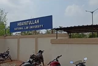 hidyatullah national law university orderred leave for corona virus in raipur