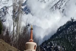 avalanche in Moorang Kinnaur