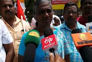 tamilnadu tasmac workers protest in selam