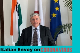 Italian envoy Senior journalist Smita Sharma  Italian Ambassador to India  Vincenzo De Luca  COVID-19  Italian envoy on coronavirus