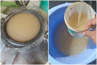 polluted water supply viral video of mandi