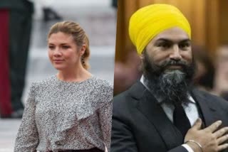 Sophie Grégoire Trudeau, justin trudeau, jagmeet singh