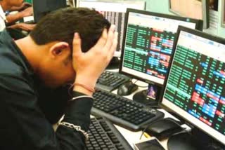 sensex down 3100 points in india