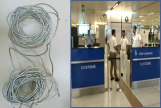 Customs caught more than 6 million gold at Hyderabad airport