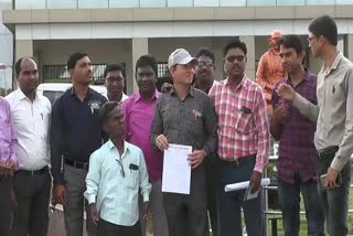 Education workers preparing for assembly siege in chhattisgarh