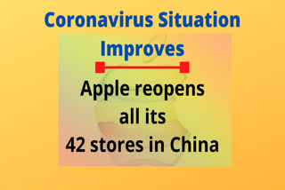 Apple reopens all 42 retails stores in China