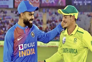 The remaining two matches of the series india vs south africa are canceled due to Corona virus