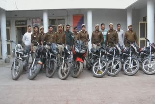 police arrested three minor bike thief in hansi