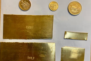 Custom seized 21.5 million of Rupees gold at IGI Airport in delhi