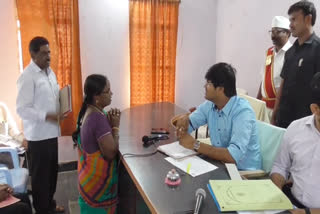 mahabubabad Collector sudden visit directions on various tasks