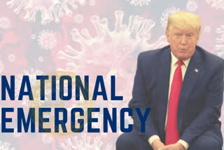 Covid-19  National emergency  Donald Trump  Coronavirus outbreak  കൊവിഡ്-19  അമേരിക്കയില്‍ അടിയന്തരാവസ്ഥ  ഡൊണാള്‍ഡ് ട്രംപ്