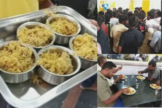 Briyani sale For 1 rupees at Thiruvallur in TN