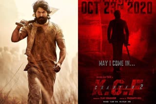 kgf 2  കെജിഎഫ് 2  പ്രശാന്ത് നീൽ  റോക്ക് സ്റ്റാർ യഷ്  രവീണ ടണ്ടൻ  സഞ്ജയ് ദത്ത്  KGF2  Rocky Bhai release  Rocky Bhai latest  kgf2 release  october release films  yash films  sanjay dutt