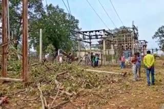 Many villages have lost their electricity due to thunderstorms