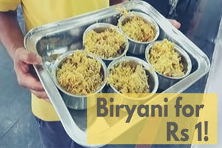 Tamil Nadu restaurant offers Biryani for Rs 1