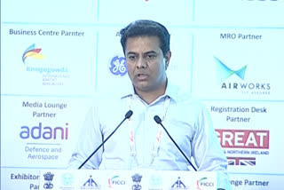 minister ktr spoked in wings india 2020 program at bhegampeta Hyderabad