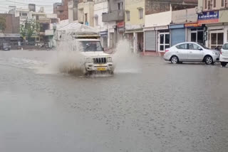 water logging due to untimely raining in Kaithal