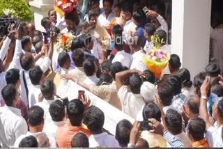 Fans who wanted to congratulate KPCC President DKS