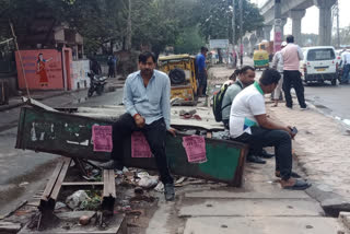 Nangloi bus stand situations are bad in delhi