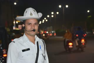 Traffic police will tell measures to avoid corona in raipur